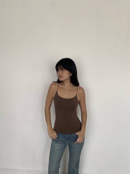 Hata Tank - Brown