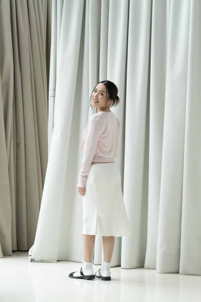 Benara Skirt - White - Baesic Addict