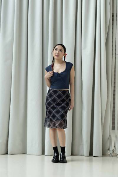 Benara Skirt - Plaid - Baesic Addict