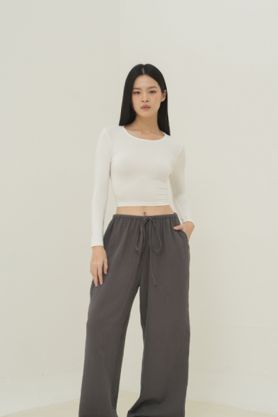 Berea Pants Petite - Dark Grey - Dark Grey