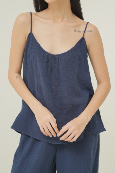 Gretna Tank - Navy Blue - Navy Blue