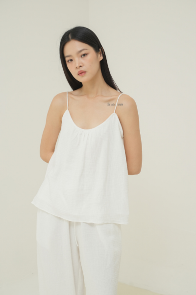 Gretna Tank - White - White