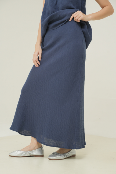 Adams Skirt - Navy Blue - Navy Blue