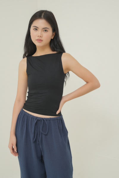 Lubec Boatneck Tank - Black - Black