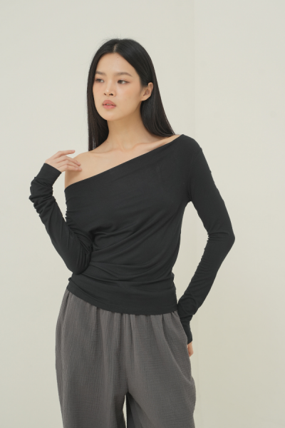 Laurel Long Sleeve Shirt - Black