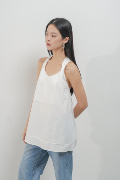 Bowla Top - White - White