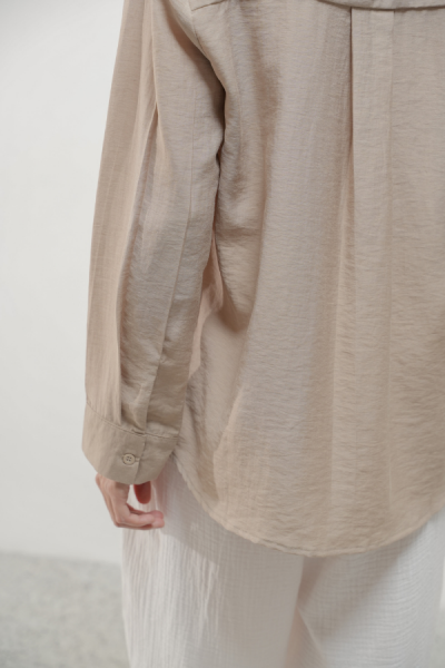 Harlan Shirt - Taupe - Baesic Addict