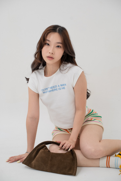 I Don't Need A Man Tshirt - White - Baesic Addict