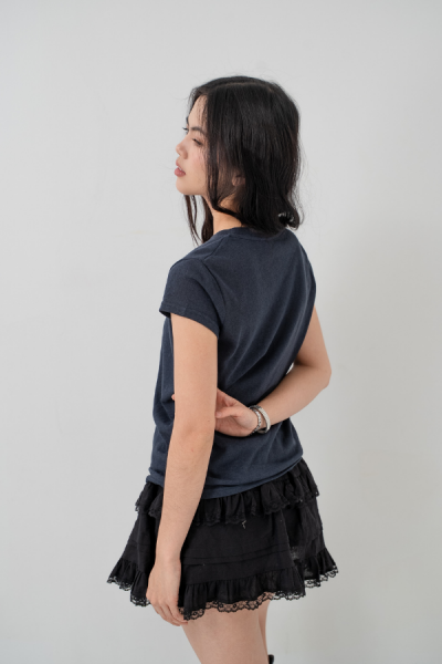 Shesh Tshirt - Navy Blue - Baesic Addict