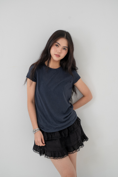 Shesh Tshirt - Navy Blue - Baesic Addict