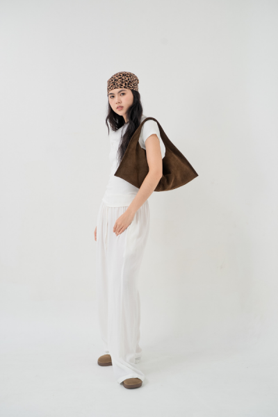 Oneck Tshirt - White - White
