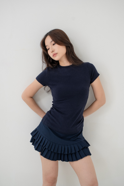 Oneck Tshirt - Navy Blue - Navy Blue