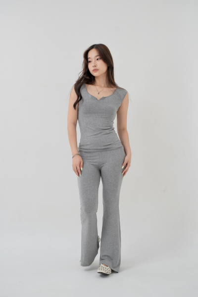 Miya Pants - Grey - Baesic Addict