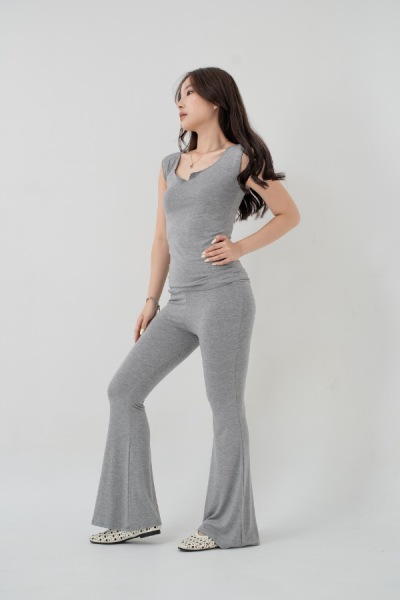 Miya Pants - Grey - Baesic Addict