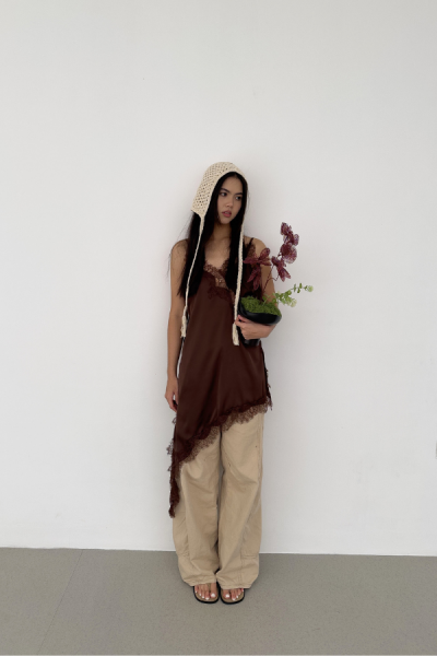 Lana Tank Long - Brown [PREORDER] - Brown