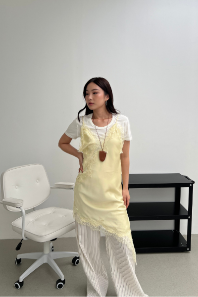 Lana Tank Long - Butter [PREORDER] - Butter