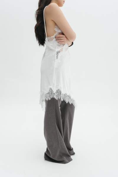 Lana Lace Tank Long (Velvet) - Baesic Addict