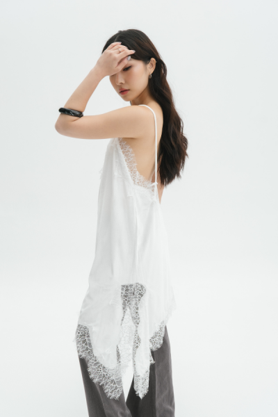 Lana Lace Tank Long (Velvet) - Baesic Addict