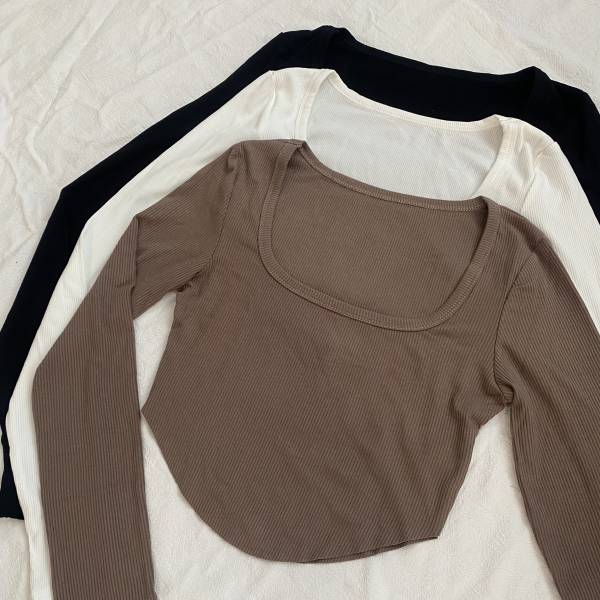 Waiuku Long Sleeve Top - Brown - Baesic Addict