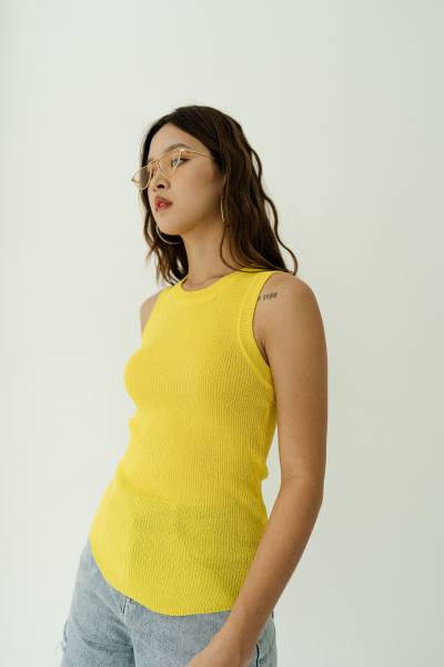 Ruakaka Tank - Yellow - Baesic Addict