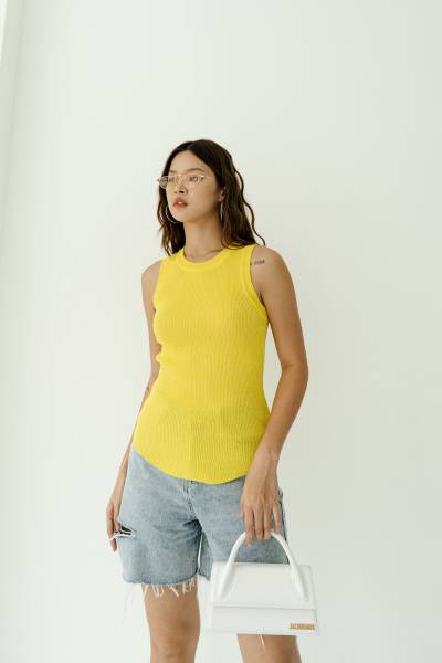 Ruakaka Tank - Yellow - Baesic Addict