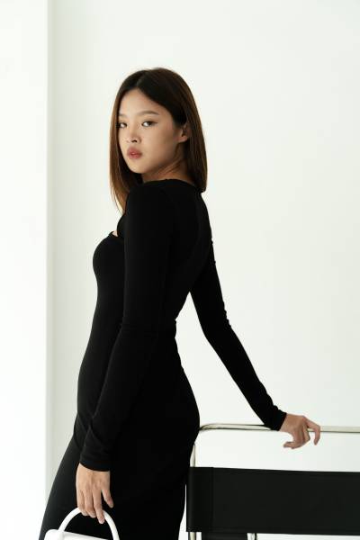 Rafina Dress - Black - Baesic Addict