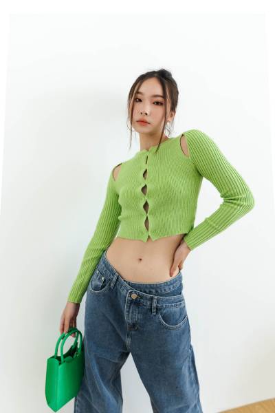 Gela Top - Green - Baesic Addict