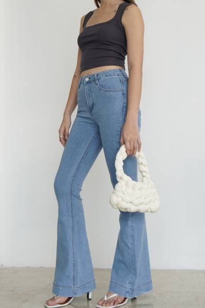 Carrara Denim Jeans - Light Blue - Baesic Addict