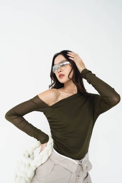 Brescia Top - Army Green - Baesic Addict