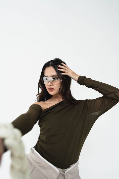 Brescia Top - Army Green - Baesic Addict