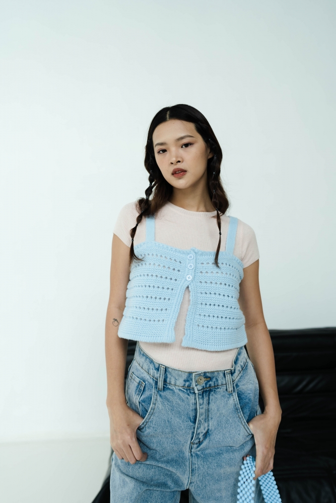 Campania Top Light Blue Baesic Addict