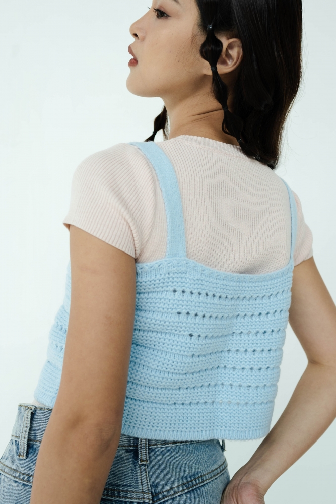 Campania Top Light Blue Baesic Addict