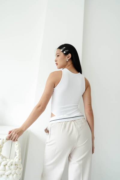 Roger Pants - Cream - Baesic Addict